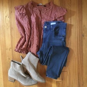 AG 360 Contour Farrah High Rise Skinny Crop